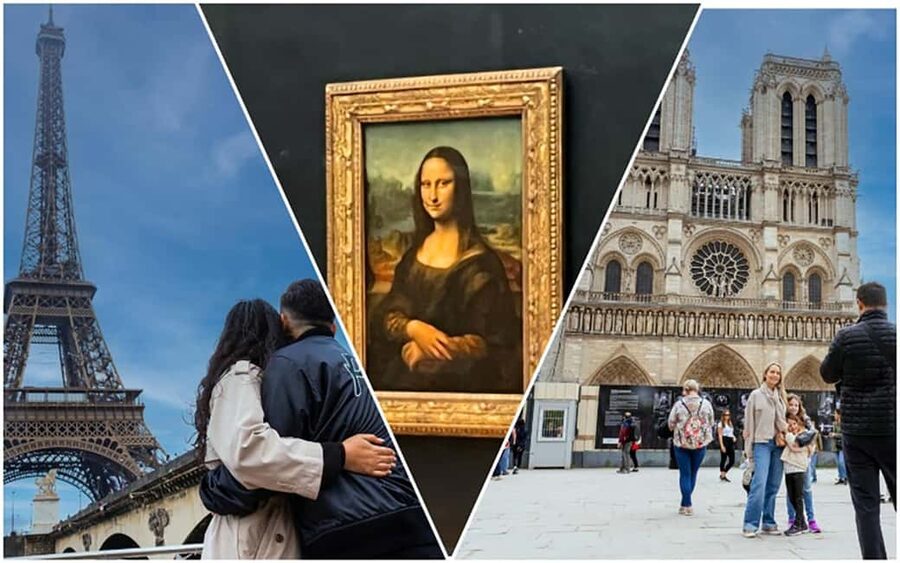 Paris: Montmartre, Notre-Dame, & Louvre Tour with Cruise - Sacré-Cœur and the view over Paris