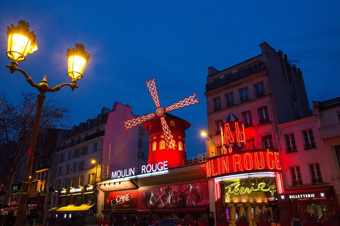 Paris Moulin Rouge 3-Courses Dinner with Wine and Show - The return transfer to central Paris