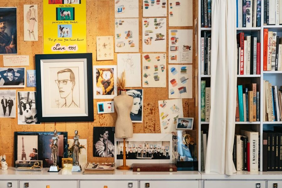 Paris: Musée Yves Saint Laurent Before Opening Hours Tour - Original sketches and workshop sheets