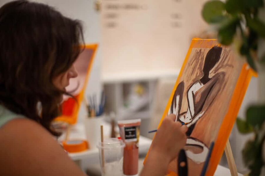 Paris : Painting experience in an art cafe - Price and practical value at $46