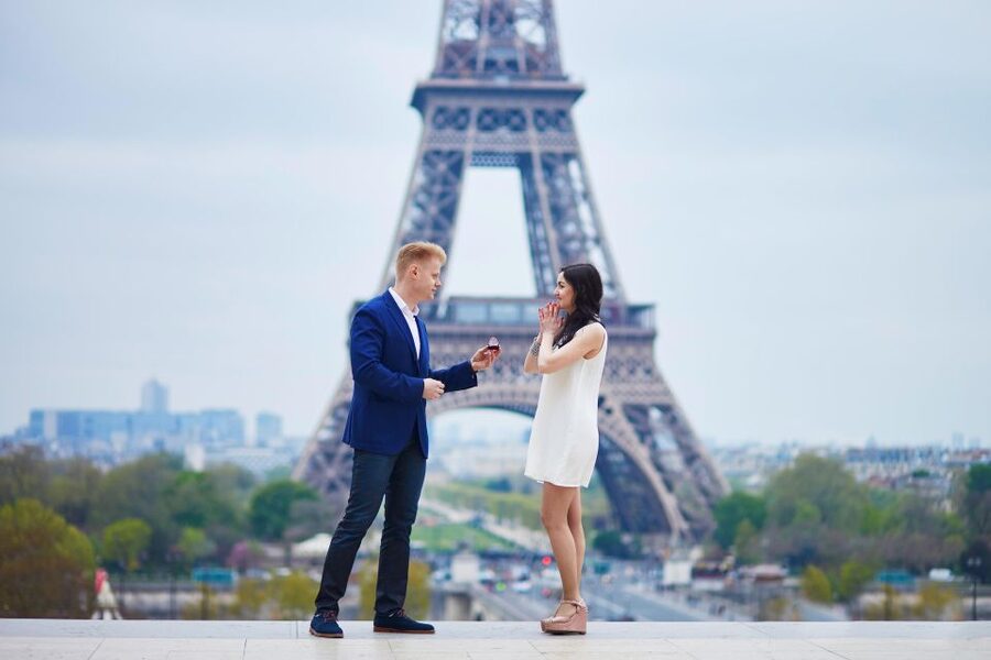 Paris: Romantic Photoshoot for Couples - Planning a surprise proposal