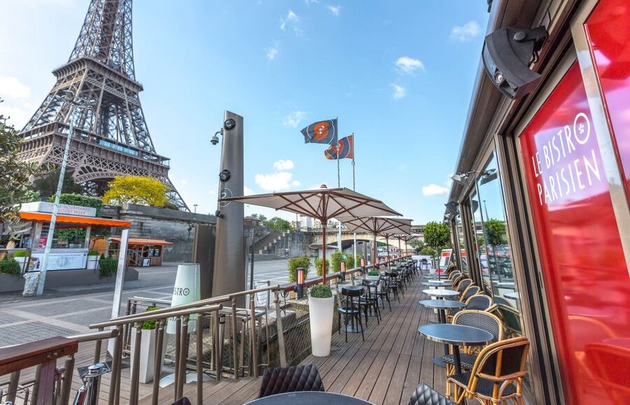 Paris: Seine River Cruise and 3-course Bistro Lunch - Lunch at Le Bistro Parisien with the Eiffel Tower overhead