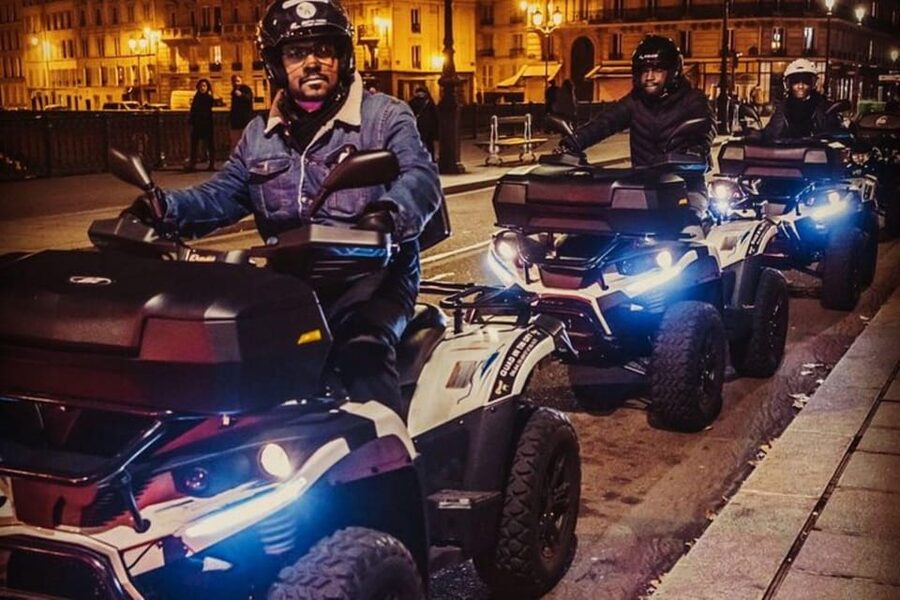 Paris: Sightseeing Electric Quad Tour - The Arc de Triomphe photo stop