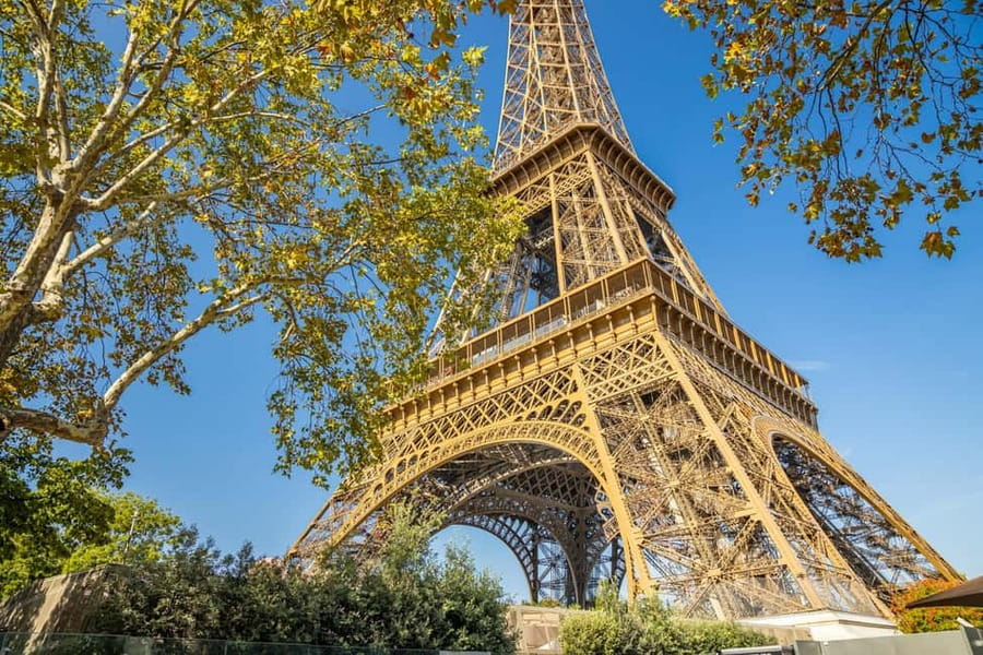 Paris: Skip-the-Line Eiffel Tower and Trocadero Gardens Tour - Entering the Eiffel Tower with second-floor access