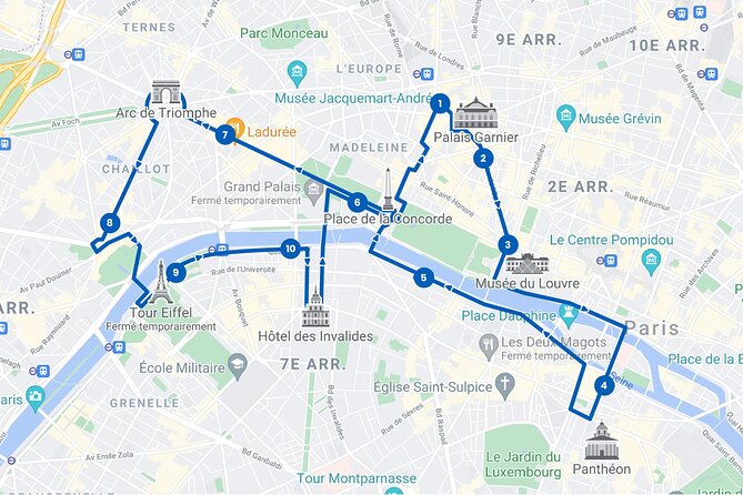 Paris Tootbus Hop-On Hop-Off Bus Tour (Optional Cruise) - Stop 7: Arc de Triomphe and the Champs-Élysées