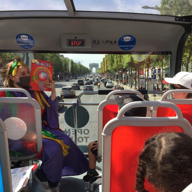 Paris: Tootbus Kids Bus Tour Experience - Trocadéro and the Eiffel Tower