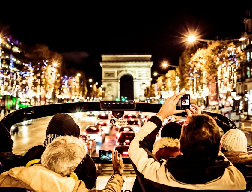 Paris: Tootbus Open-Top Christmas Bus Tour - Opera, Place Vendôme, and Parisian shopping streets