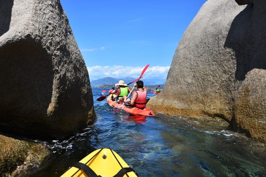 Porticcio: Guiding Kayaking Tour - Following the Sette e Nave coast