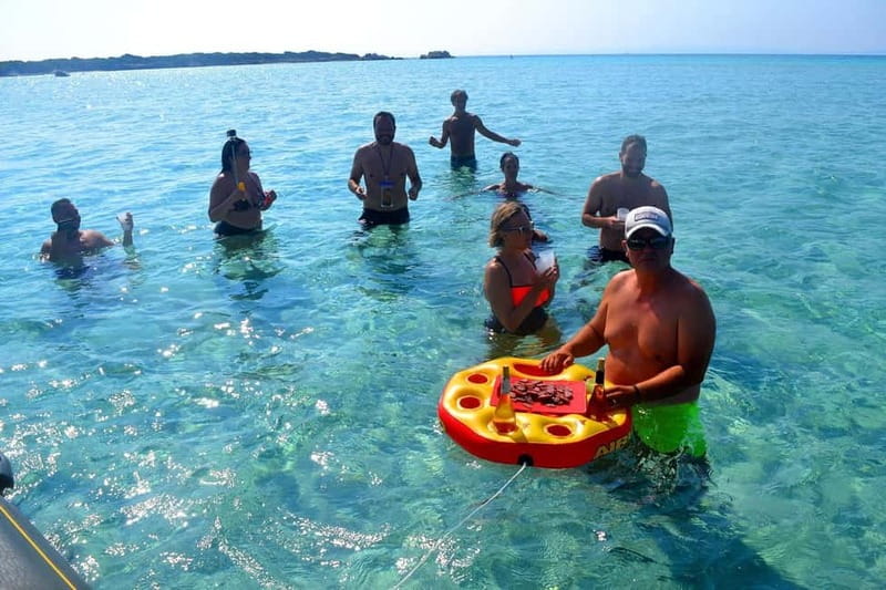 Porto-Vecchio : Boat Trip to Lavezzi, Caves & Bonifacio - Coffee and canistrelli in shallow Piantarella