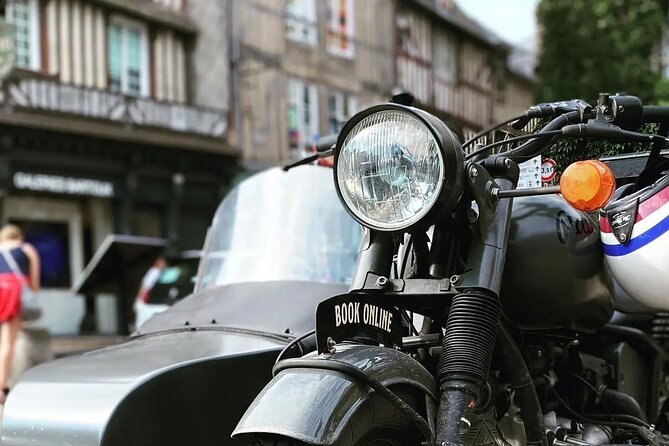 Private 3.5-hour sidecar tour & cider tasting from Le Havre port - Crossing from Le Havre toward Honfleur