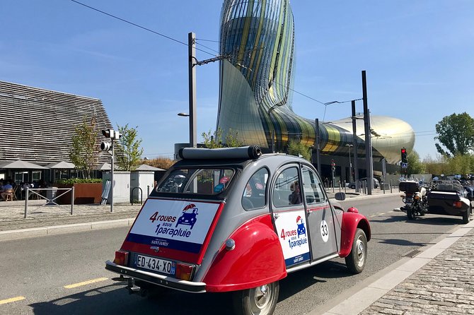 Private City Tour of Bordeaux in a Citroën 2CV - 1h30 - Why a 2CV works so well in Bordeaux