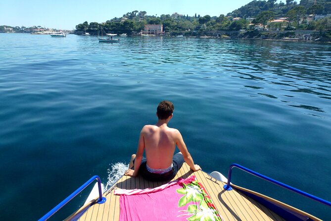 Private Sunset Tour in Solar Boat near Nice and Monaco - Looking toward Eze from the sea