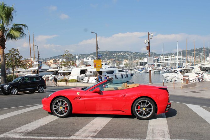 Private Tour on the Roads of Cannes by Ferrari - Looking toward the Lérins Islands