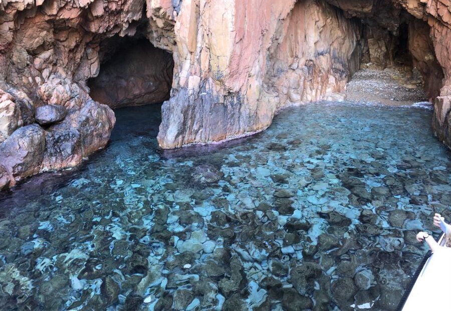 Sagone/Cargèse: Croisière Scandola, Piana, Girolata Baignade - What the boat offers during a 5.5 to 7-hour day