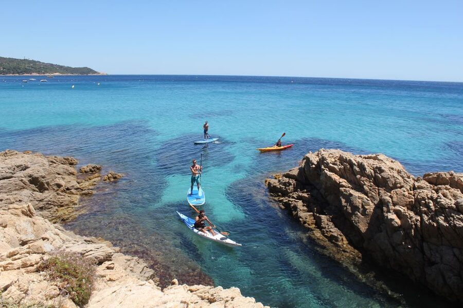 Saint-Tropez: Kayak Experience in Ramatuelle Reserve - The coast toward Cap Camarat