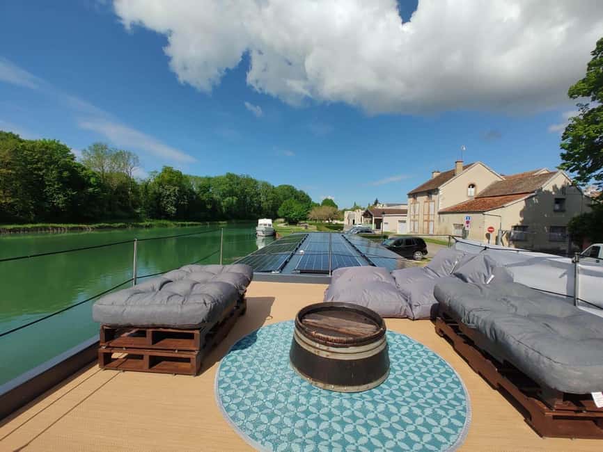 Semi Private Solar Boat Cruise in Champagne - Canals, locks, bridges, and wildlife
