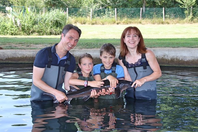 Sturgeon Fish-Farm Visit and Caviar Discovery Tasting in Neuvic - The first 75 minutes on the working estate
