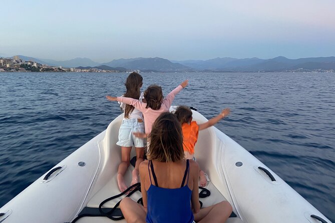 Sunset boat cruise with Aperitif at the Sanguinary Islands - Boarding, steps, and who should skip it