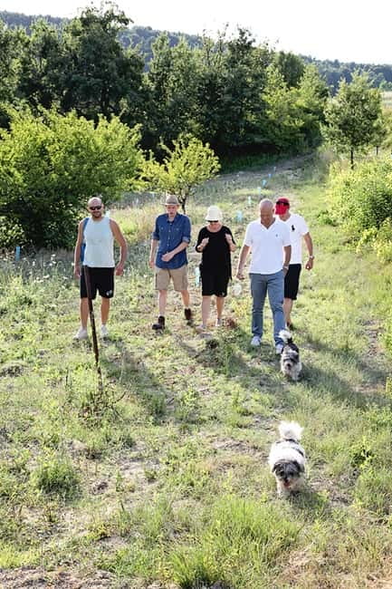 Truffle Hunting in Provence - Following the truffle dogs through the trees
