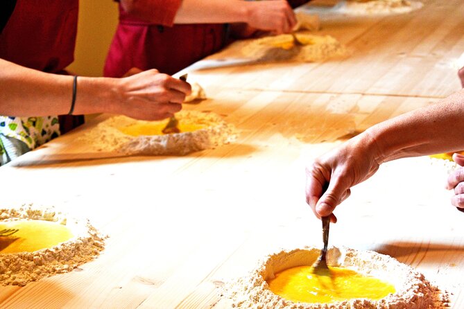 Tuscan Cooking Class -Traditional Pasta Menu - Three Wines and One Four-Course Meal