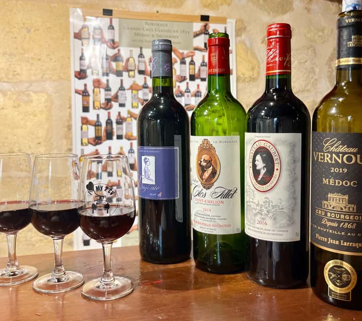 Workshop Bordeaux wine tasting: 4 reds & charcuterie pairing - The opening lesson: tasting without feeling self-conscious